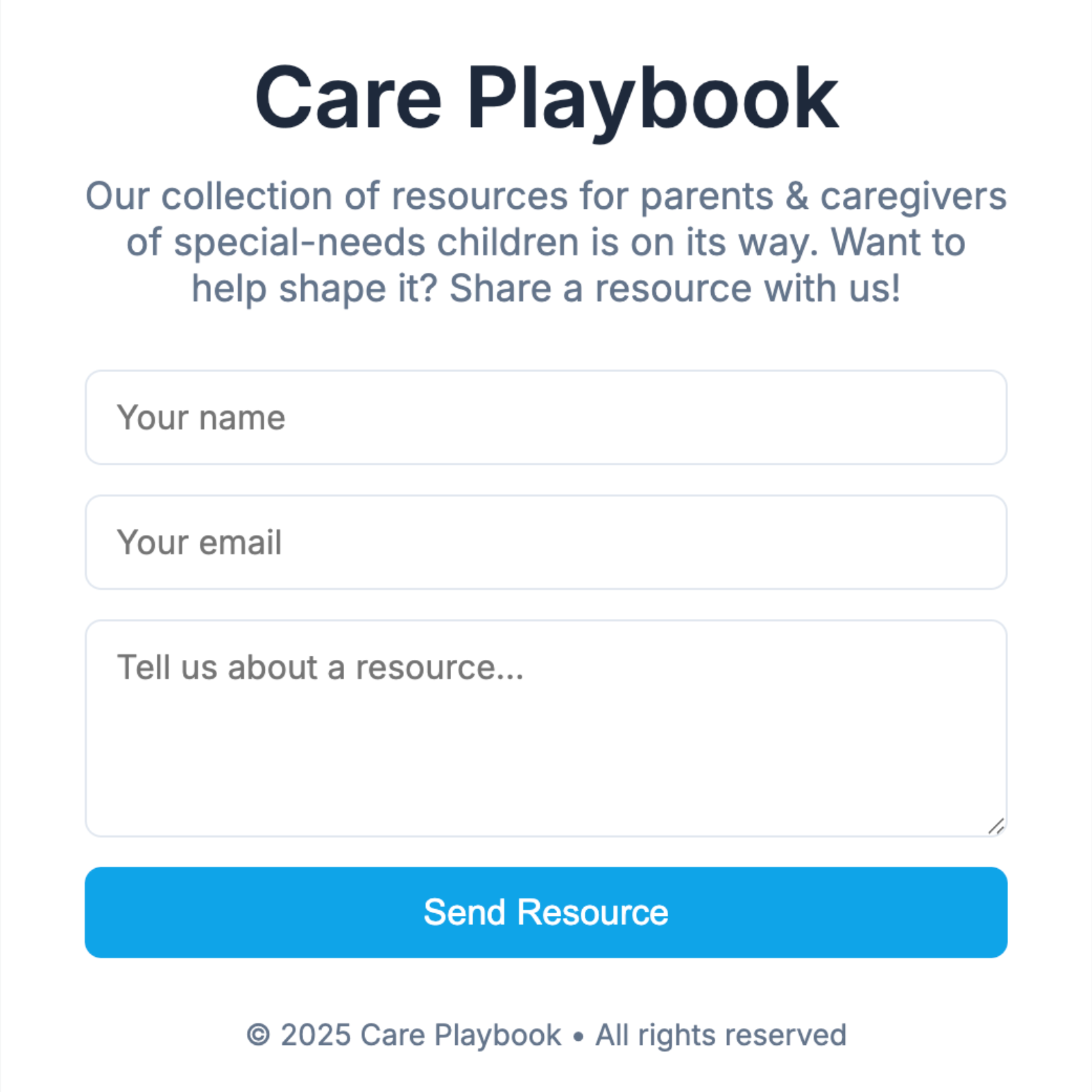 Care Playbook brand graphic